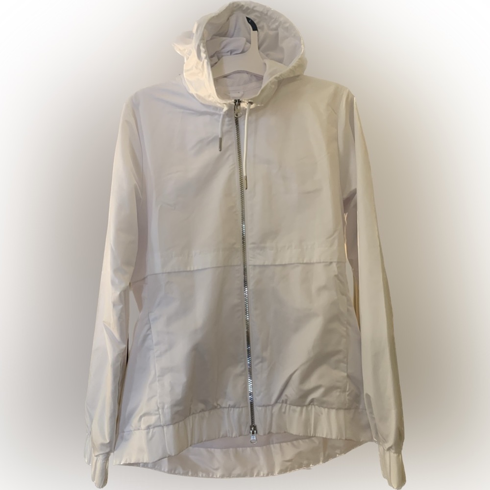 Core 10 White Performance Windbreaker Jacket